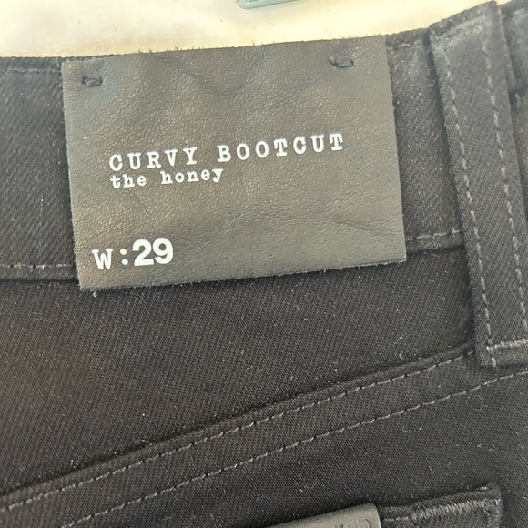 New w/ Tags *** JOE’S Jeans Hi (Rise) ‘Curvy’ Black Stretch Bootcut - size 29 - Picture 5 of 6